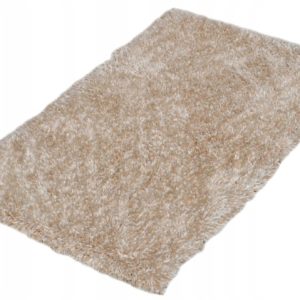Puszysty dywan BOHO Sand kremowo-beżowy 60 × 110 cm