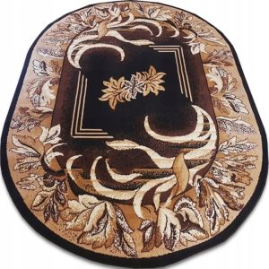 Owalny dywan Alfa Shiraz 150x210 Piórko brązowo-beżowy