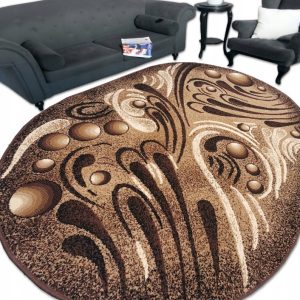 Dywan owalny Alfa Shiraz 200x300 beżowo-brązowy