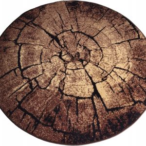 Okrągły dywan Alfa Shiraz Pień B33 160 cm brąz