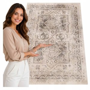 Dywan Agnella Isfahan Hestia z wełny 160 × 240 cm
