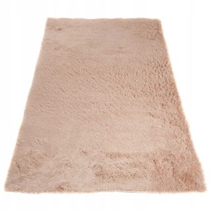 Dywan Silk 140 × 200 cm miękki puszysty wysoki włos