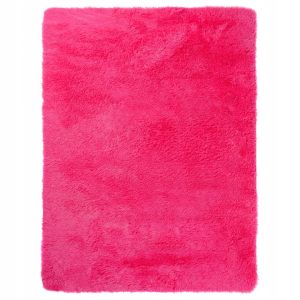 Dywan pluszowy SILK 140x200 fuksja, miękki shaggy