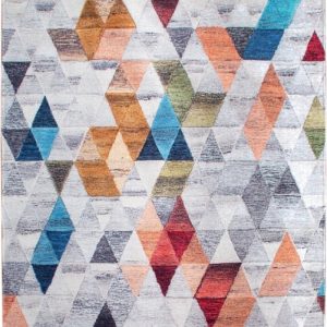 Pescara 120x170 cm – geometryczny dywan bawełniany i poliestrowy