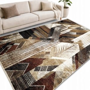 Dywan Villa Loft 200x290 Friese Heatset brąz i beż