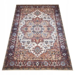 Dywan Flannel Printed 80x150, nowoczesny antypoślizgowy