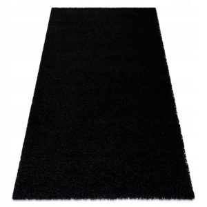 Czarny dywan shaggy Soffi 60x100 cm gruby i miękki
