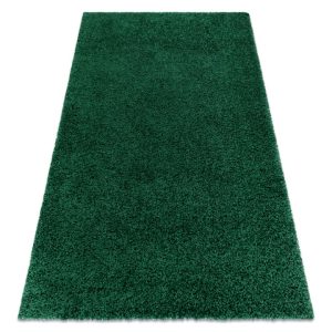 Zielony dywan shaggy Soffi 60x100 cm gruby