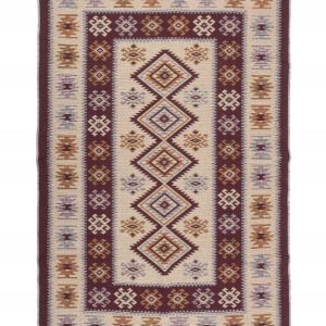 Kilim boho 120x180 cm tkany dwustronny w romby
