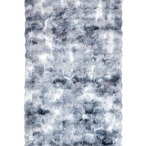 Szary dywan Shaggy Rabbit Bubble 120x170 cm, runo 35 mm