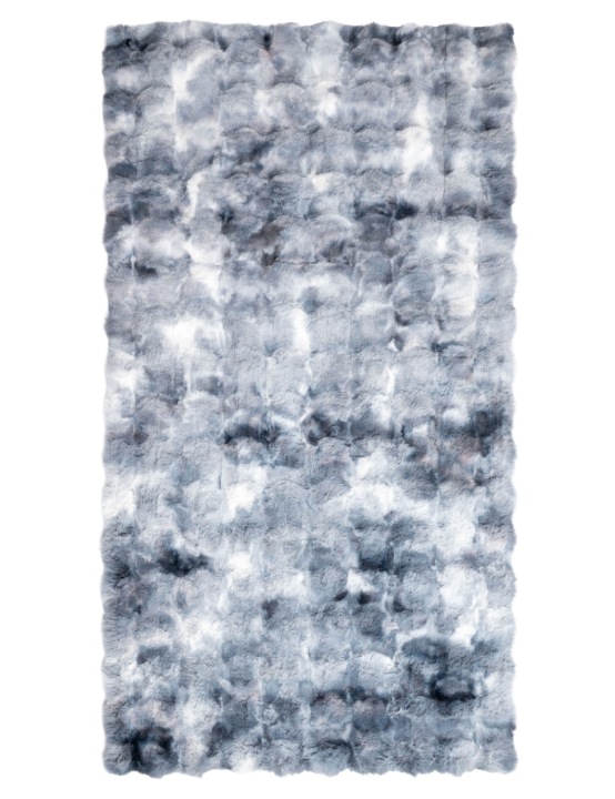 Szary dywan Shaggy Rabbit Bubble 120x170 cm, runo 35 mm