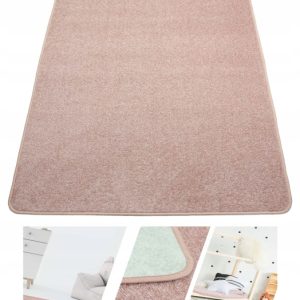 Pudroworóżowy dywan Diamond 150x200 cm z krótkim włosiem