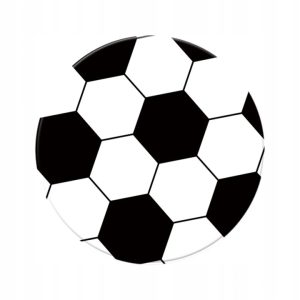 Okrągły dywan Football piłka nożna 120x120 cm