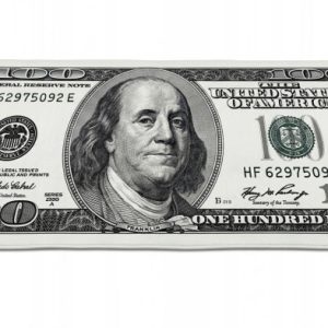 Chodnik Money Print 100 Dolarów 60x180 do Salonu