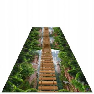Chodnik Dżungla 3D antypoślizgowy 60x200
