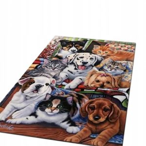 Dywan Urocze Pupile psy i koty do pokoju 120x160