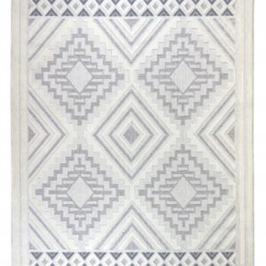 Dywan Desire 30918A romby kremowo-szary 80 × 150 cm