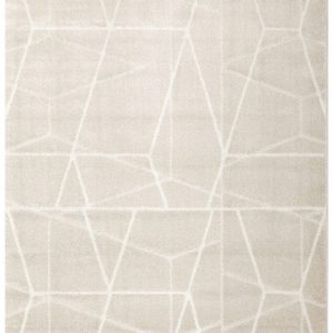 Dywan Aruba beżowo-kremowy w romby 160 × 230 cm