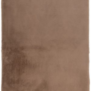 Brązowy dywanik 80 × 150 cm z miękkim runem i spodem TPR