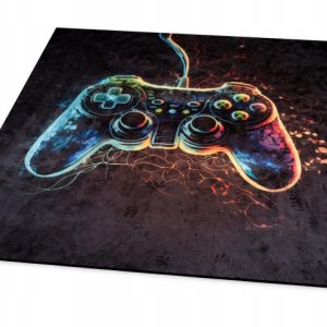 Dywan Gamingowy Estero 200x300 cm z motywem kontrolera 3D