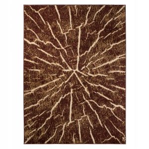 Dywan Deluxe Tree Estero 200x300 cm, brązowy efekt 3D
