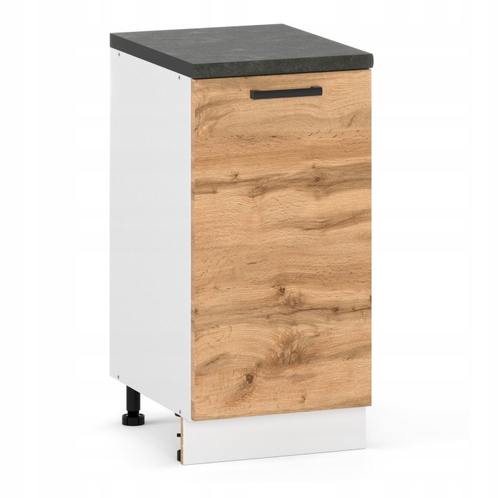 Szafka kuchenna dolna stojąca 40 cm dąb wotan, 1 front, modułowa