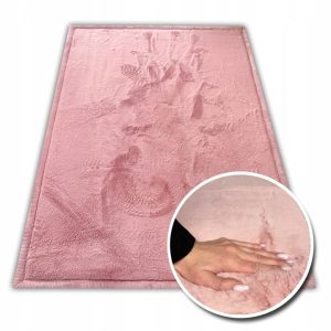 Puffy Soft Pink 120x160 cm – gruby dywan rabbit