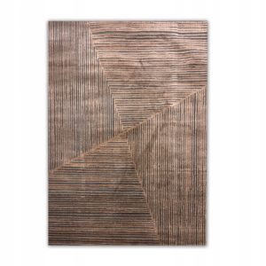 Miękki dywan Costa Gold 160 × 220 cm w brązowej tonacji
