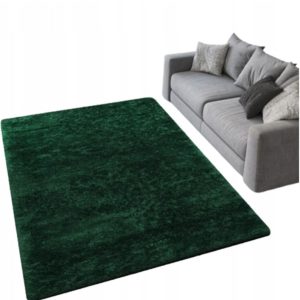 Puszysty dywan Shaggy 120x160 cm prostokątny poliester