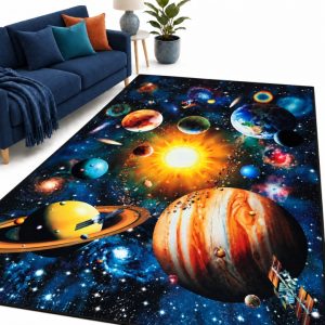 Dywan Fancy Kids 160x230 Kosmos Planety Antypoślizgowy