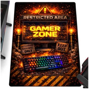 Dywan gamingowy Restricted 140x200 cm Gamer Zone