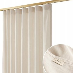 Zasłona gotowa 140x250 cm na żabki, taśma, bawełna 100%, kilka kolorów