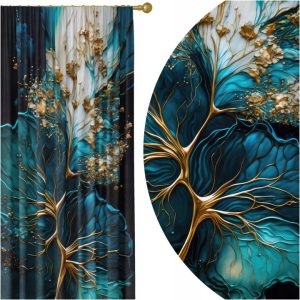 Zasłona na żabki 140x250 cm wzór 146 półzaciemniająca