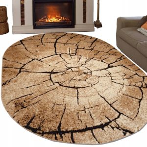 Owalny dywan tkany Alfa 180 x 250 cm, polipropylen