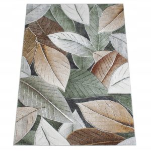 Dywan SMART HOME Monstera 160 × 220 cm, wzór 3D